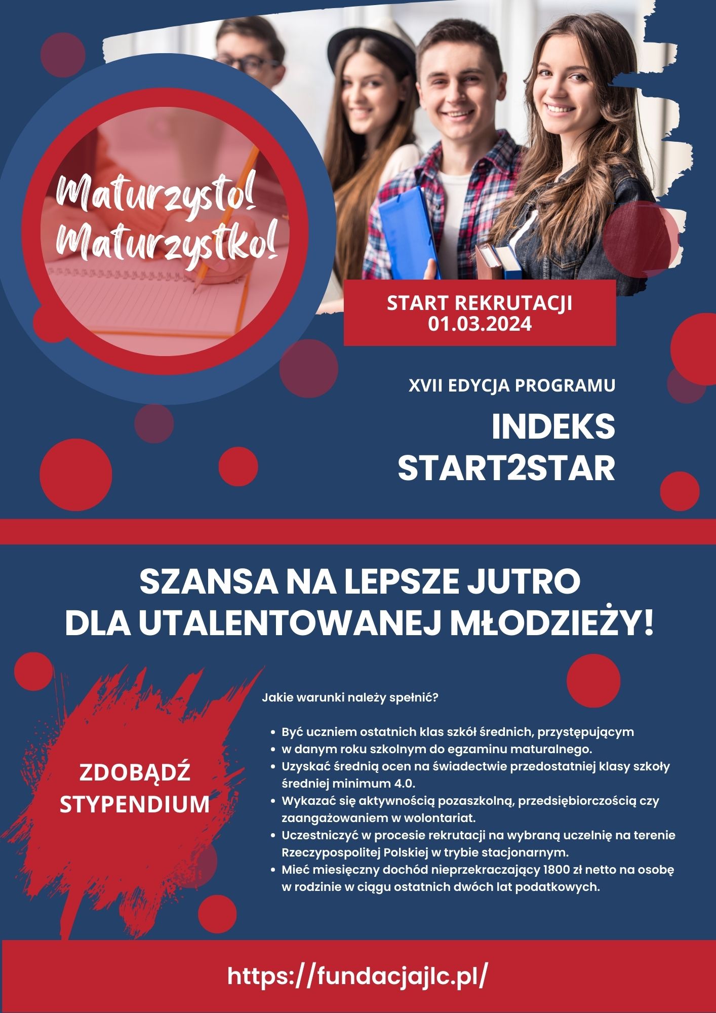 Ilustracja do informacji: STYPENDIA DLA MATURZYSTÓW