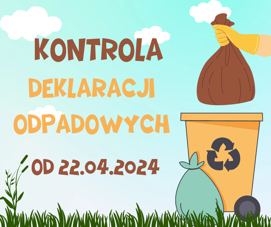 Ilustracja do informacji: KONTROLA DEKLARACJI ODPADOWYCH