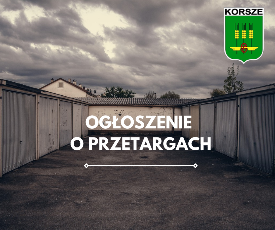 Ilustracja do informacji: OGŁOSZENIE O PRZETARGACH 