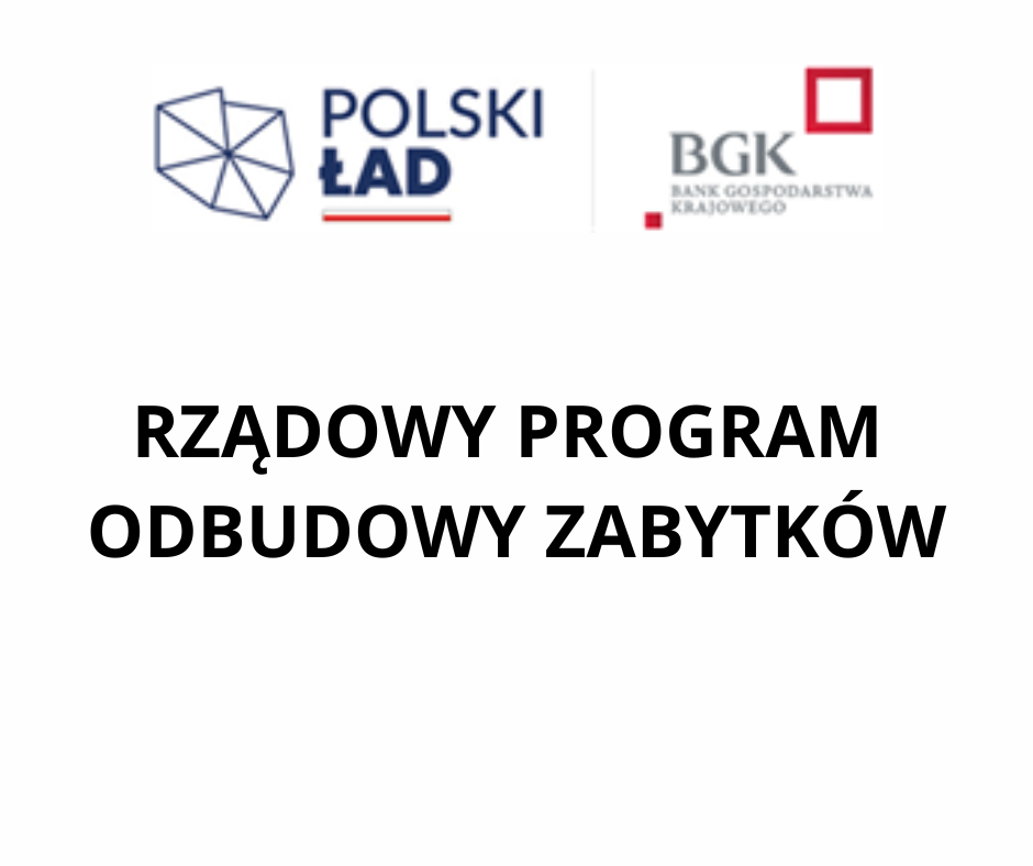 Baner: RZĄDOWY PROGRAM ODBUDOWY ZABYTKÓW