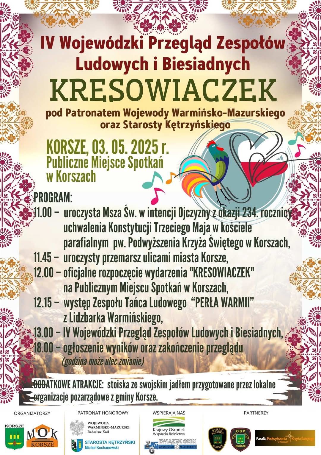 Ilustracja do informacji: KRESOWIACZEK 03.05.2025