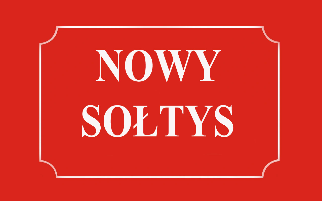 Ilustracja do informacji: NOWY SOŁTYS SOŁECTWA GLITAJNY WYBRANY